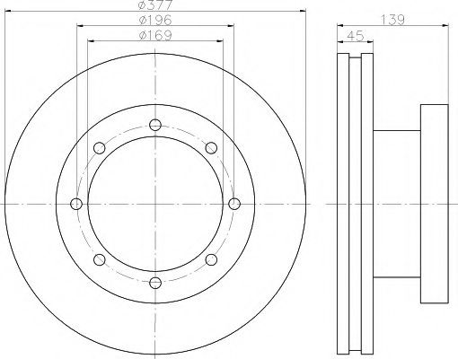 DON CVD693 Brake Disc